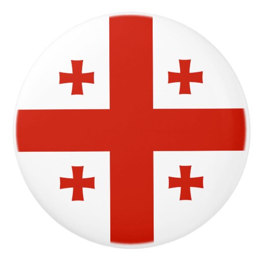 ジョージア州旗 セラミックノブ (正面)