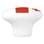 ジョージア州旗 セラミックノブ (側面)