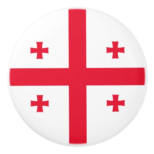 ジョージア州旗 セラミックノブ (正面)