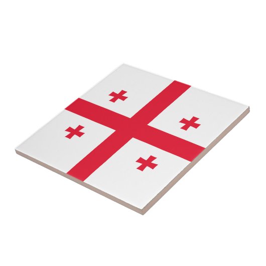 ジョージア州旗 タイル (側面)