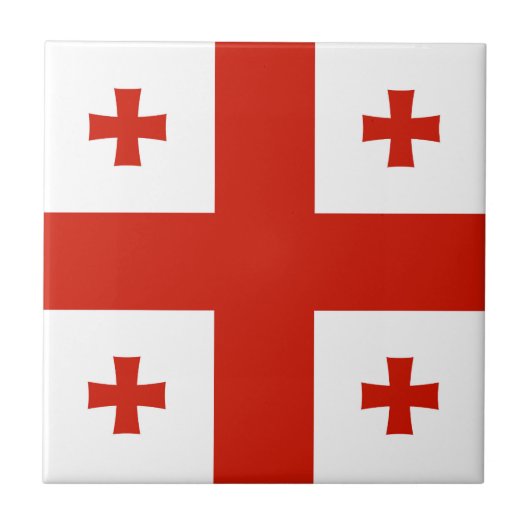 ジョージア州旗 タイル (正面)