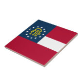 ジョージア州旗 タイル (側面)