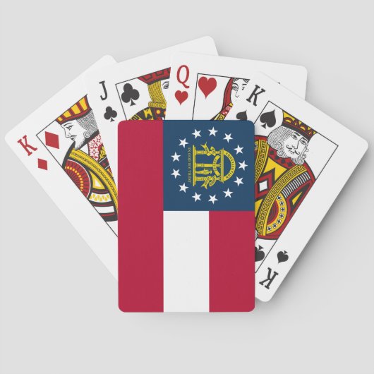 ジョージア州旗 トランプ (裏面)