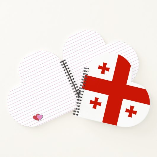 ジョージア州旗 ノートブック (内部)