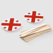 ジョージア州旗 ハンドファン (組立なし)