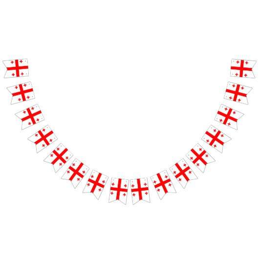 ジョージア州旗 バンティングフラッグ (全)