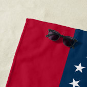 ジョージア州旗 ビーチタオル (インサイチュ)