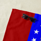 ジョージア州旗 ビーチタオル (インサイチュ)