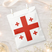 ジョージア州旗 フェイバーバッグ (クリップ留めされた状態)