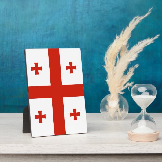 ジョージア州旗 フォトプラーク (側面)