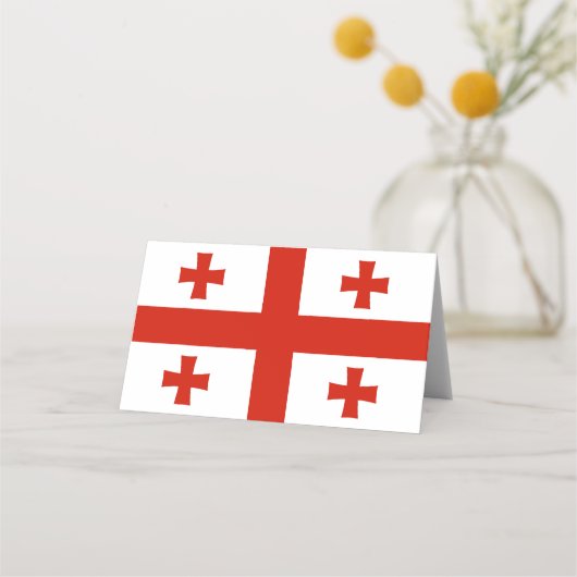ジョージア州旗 プレイスカード (正面)