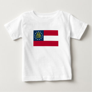 ジョージア州旗 ベビーTシャツ