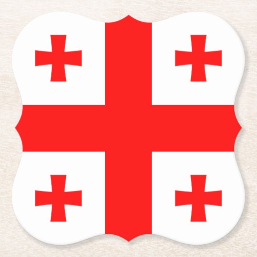 ジョージア州旗 ペーパーコースター (正面)