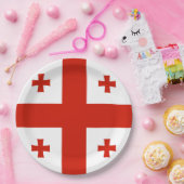 ジョージア州旗 ペーパープレート (パーティー)