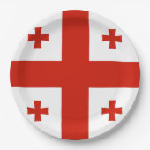 ジョージア州旗 ペーパープレート (正面)