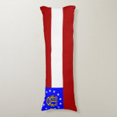 ジョージア州旗 ボディピロー (正面縦)