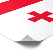 ジョージア州旗 ポスター (角)