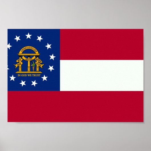 ジョージア州旗 ポスター (正面)