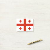 ジョージア州旗 ポストイット (デスク上)