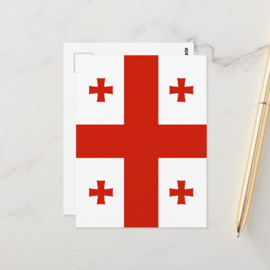 ジョージア州旗 ポストカード (正面/裏面インサイチュ)