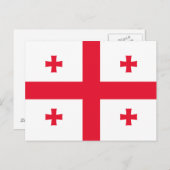 ジョージア州旗 ポストカード (正面/裏面)