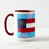 ジョージア州旗 マグカップ (左)
