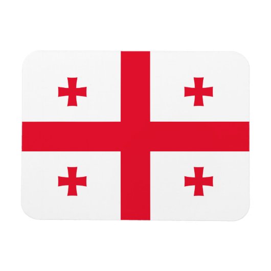 ジョージア州旗 マグネット (横)