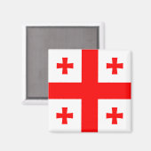 ジョージア州旗 マグネット (正面/裏面)