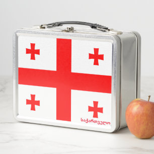 ジョージア州旗 メタルランチボックス