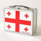 ジョージア州旗 メタルランチボックス (正面)