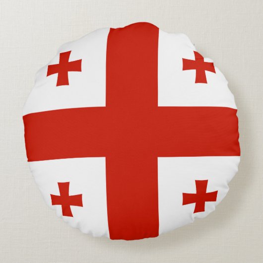 ジョージア州旗 ラウンドクッション (裏面)