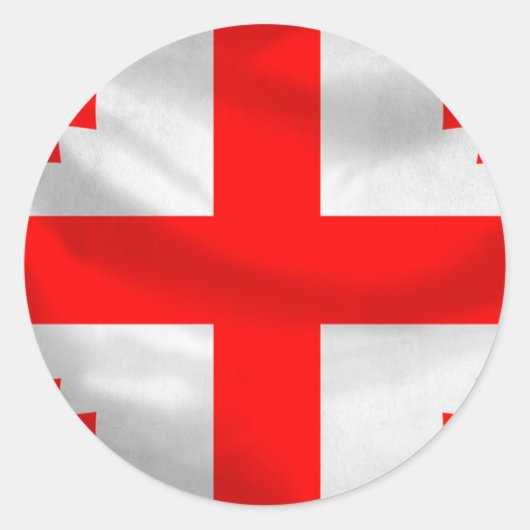 ジョージア州旗 ラウンドシール (正面)