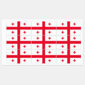 ジョージア州旗 ラベル (シート)