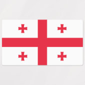 ジョージア州旗 ラベル (デザイン1)