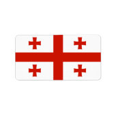ジョージア州旗 ラベル (正面)