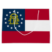 ジョージア州旗 ラージペーパーバッグ (正面)