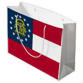 ジョージア州旗 ラージペーパーバッグ (裏面アングル)