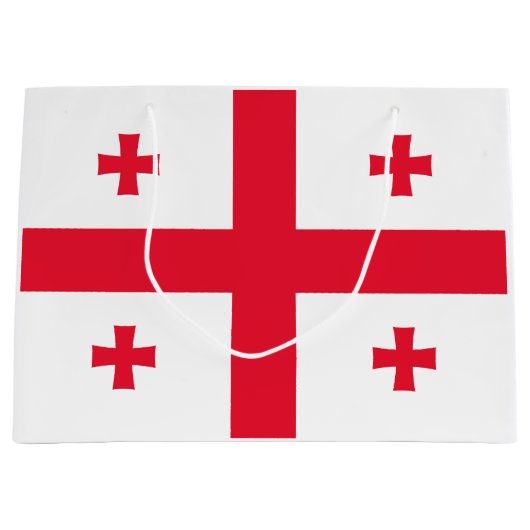 ジョージア州旗 ラージペーパーバッグ (正面)