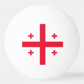 ジョージア州旗 卓球ボール (裏面)