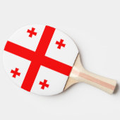 ジョージア州旗 卓球ラケット (横)