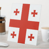 ジョージア州旗 台座サイン (インサイチュ)