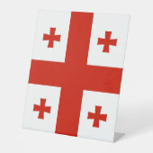 ジョージア州旗 台座サイン (正面)