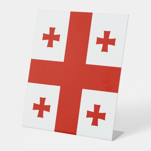 ジョージア州旗 台座サイン (正面)