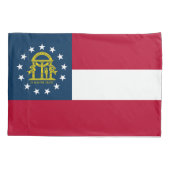 ジョージア州旗 枕カバー (裏面)