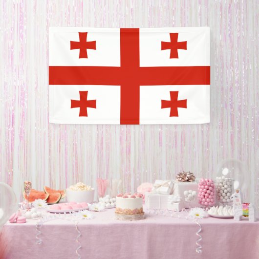 ジョージア州旗 横断幕 (パーティー)