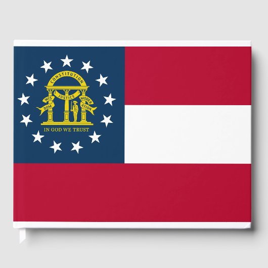 ジョージア州旗(米国州) ゲストブック (正面)