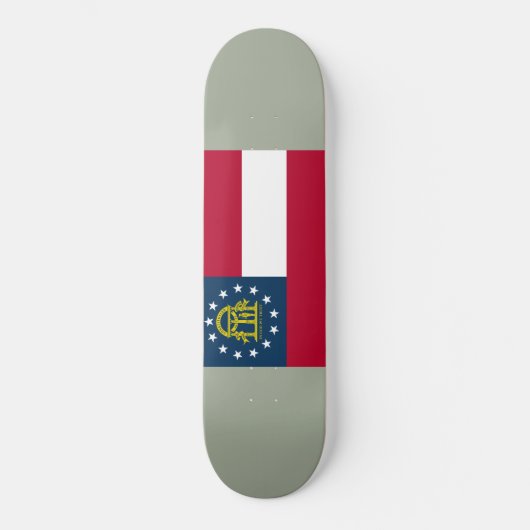 ジョージア州旗(米国州) スケートボード (正面)
