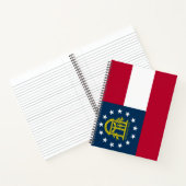 ジョージア州旗(米国州) ノートブック (内部)