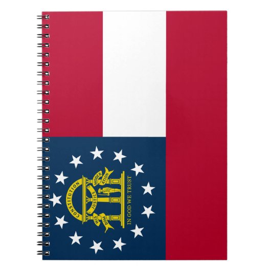 ジョージア州旗(米国州) ノートブック (正面)