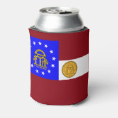 ジョージア州旗 缶クーラー (缶裏面)